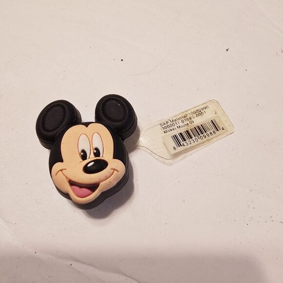 Mickey Mouse Jibbitz for Crocs NWT Smiling Mickey - Picture 1 of 4